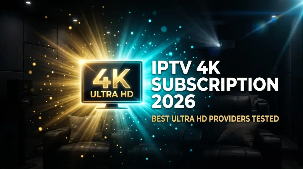 IPTV 4K subscription 2026 best ultra HD providers tested and ranked