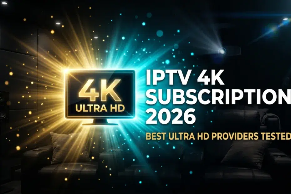 IPTV 4K subscription 2026 best ultra HD providers tested and ranked