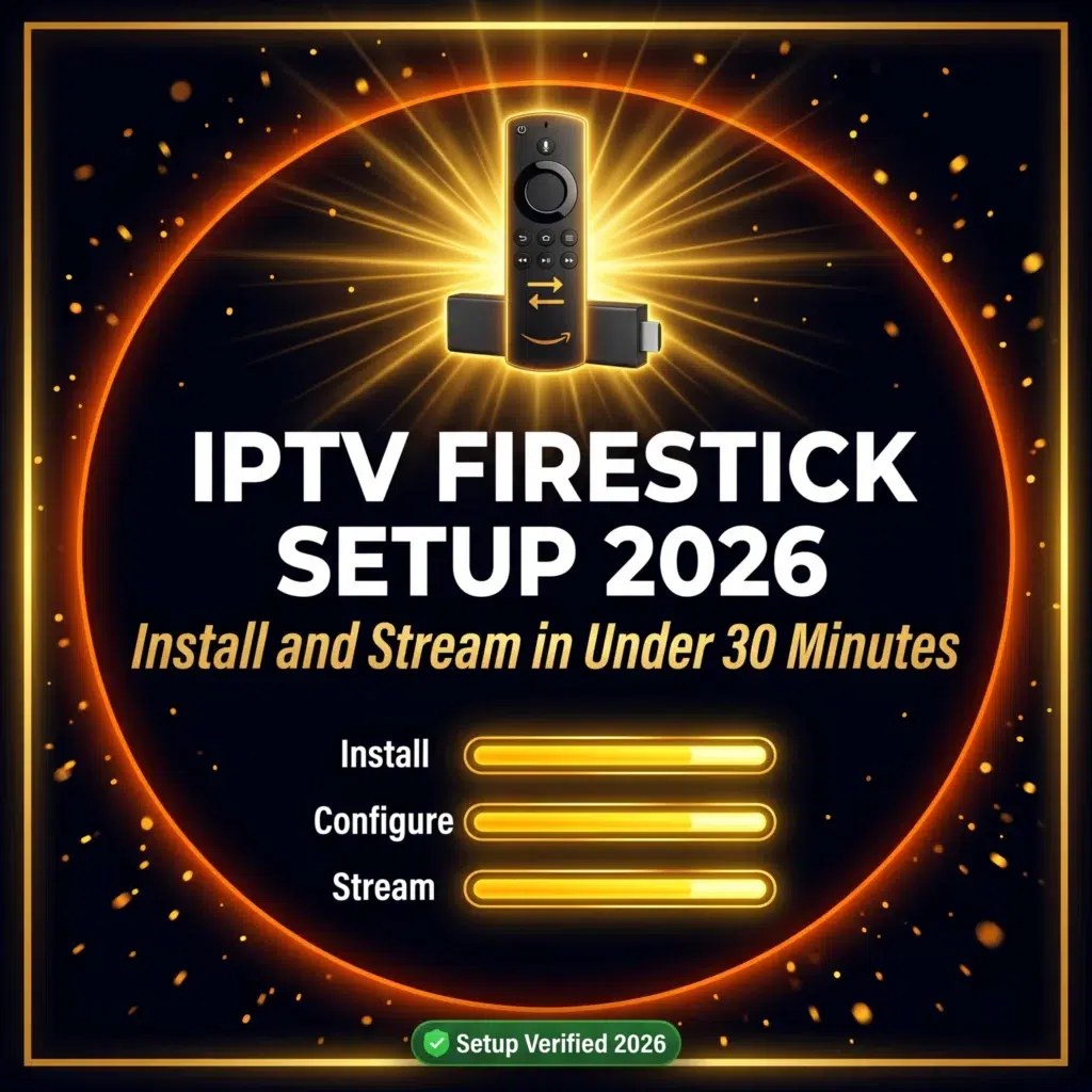 IPTV Firestick setup 2026 install and stream in under 30 minutes