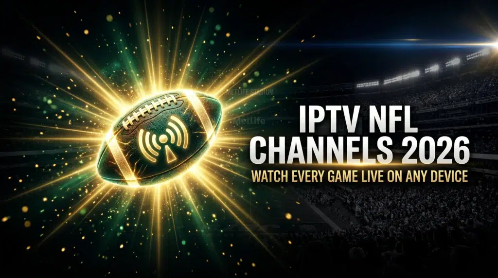 IPTV NFL channels 2026 watch every game live on any device