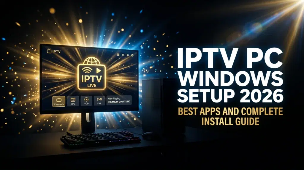 IPTV PC Windows setup 2026 best apps and complete installation guide