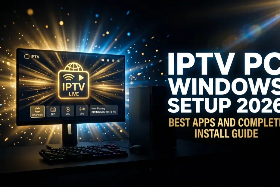 IPTV PC Windows setup 2026 best apps and complete installation guide