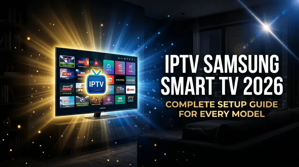IPTV Samsung Smart TV 2026 complete setup guide for every model tested