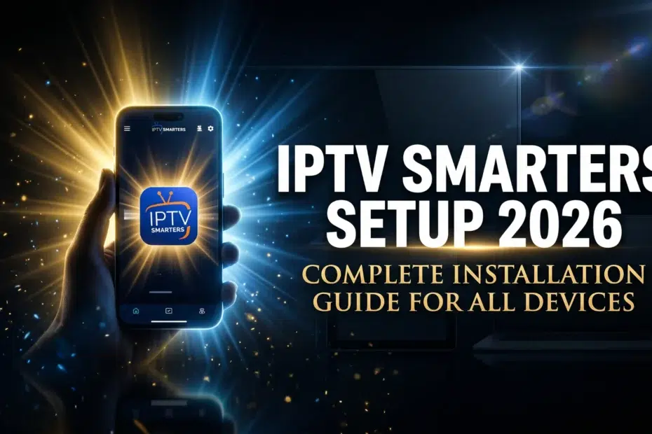 IPTV Smarters setup 2026 complete installation guide for all devices