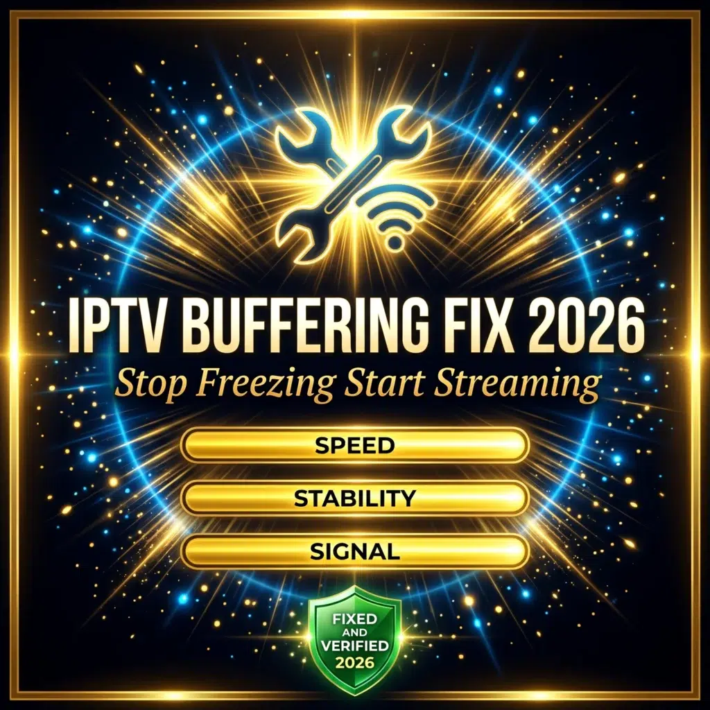IPTV buffering fix 2026 stop freezing start streaming