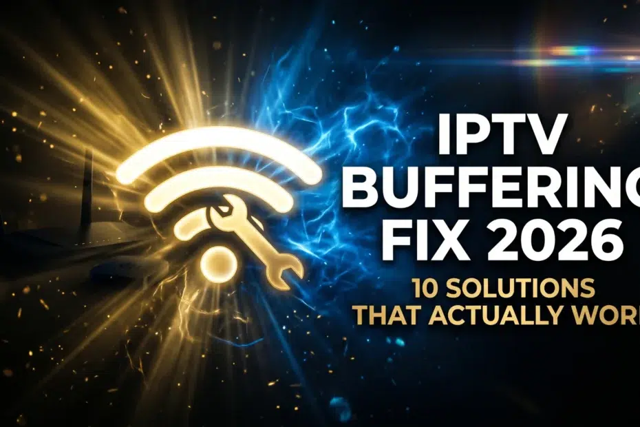 IPTV buffering fix 2026 ten solutions that actually work