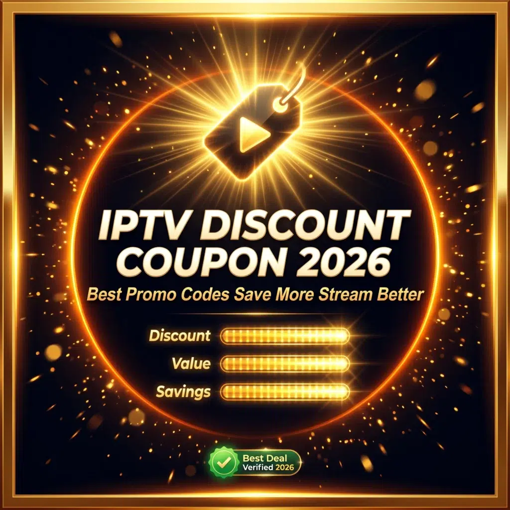 IPTV discount coupon 2026 best promo codes save more stream better