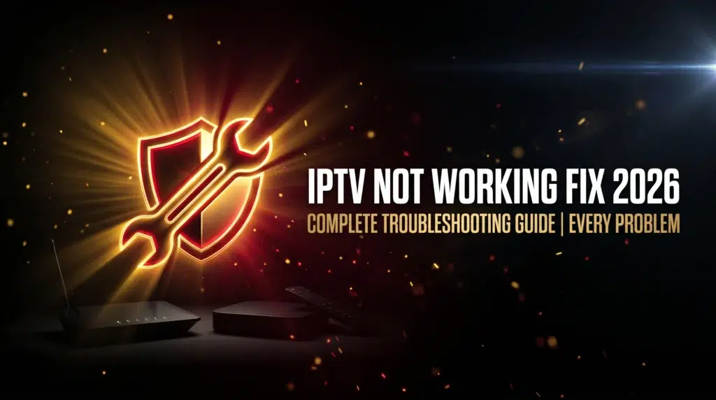 IPTV not working fix 2026 complete troubleshooting guide for every problem