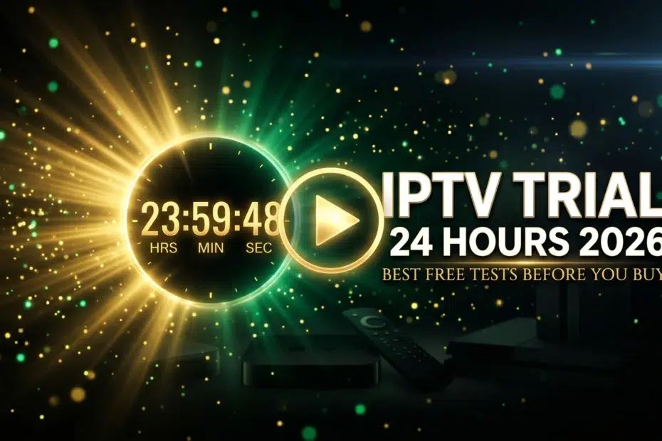 IPTV trial 24 hours 2026 best free tests before you buy anything
