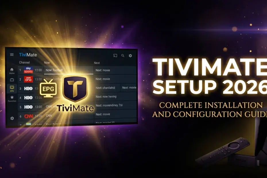 TiviMate setup 2026 complete installation and configuration guide