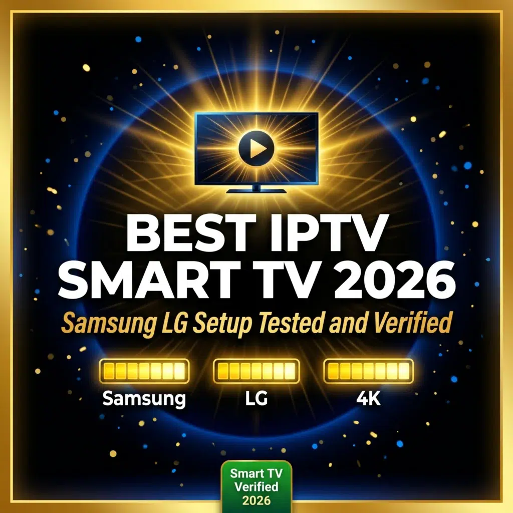 best IPTV Smart TV 2026 Samsung LG setup tested and verified