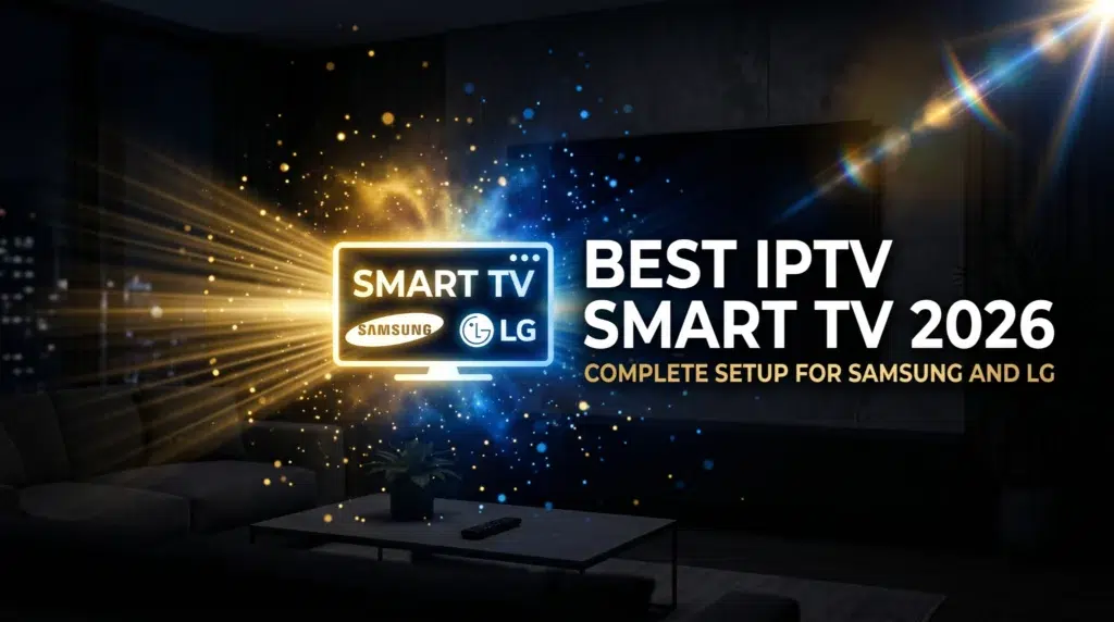 best IPTV Smart TV 2026 complete setup guide for Samsung and LG viewers