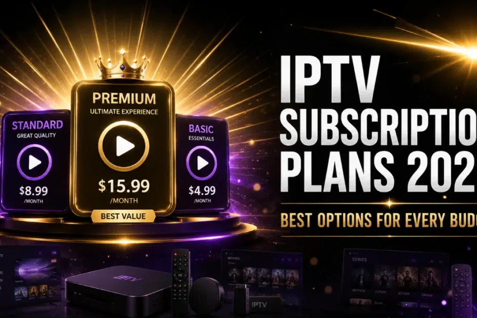 IPTV subscription plans 2026 best options for every budget complete guide