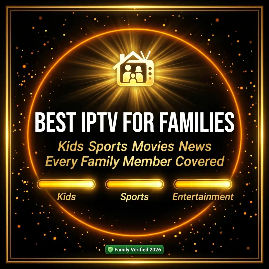 best IPTV for families kids sports movies news every family member covered 2026