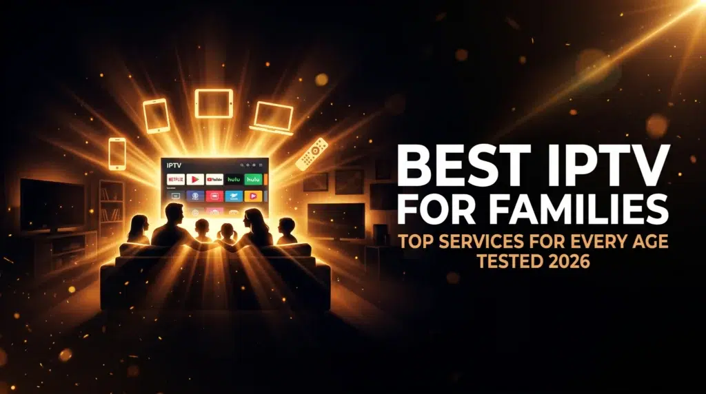 best IPTV for families top services for every age tested and ranked 2026