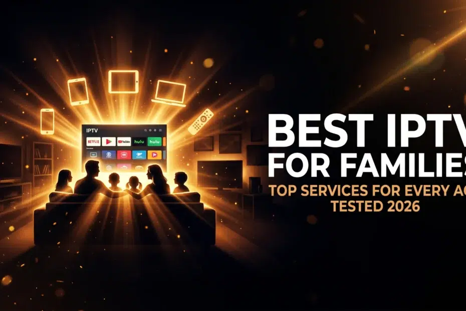 best IPTV for families top services for every age tested and ranked 2026