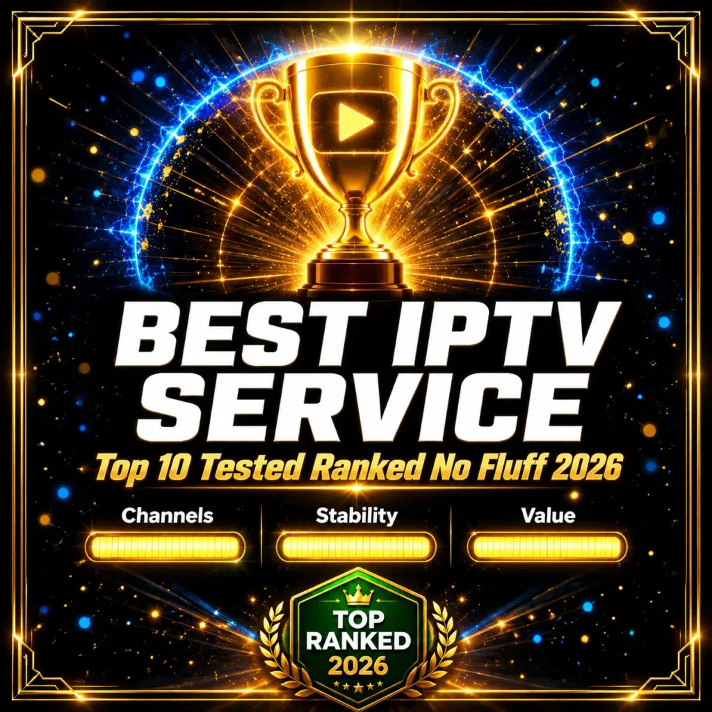 best IPTV service top 10 tested ranked no fluff 2026