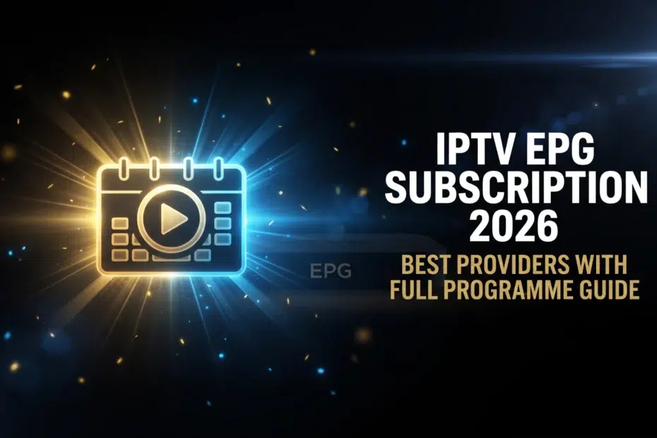 IPTV EPG subscription 2026 best providers with full programme guide