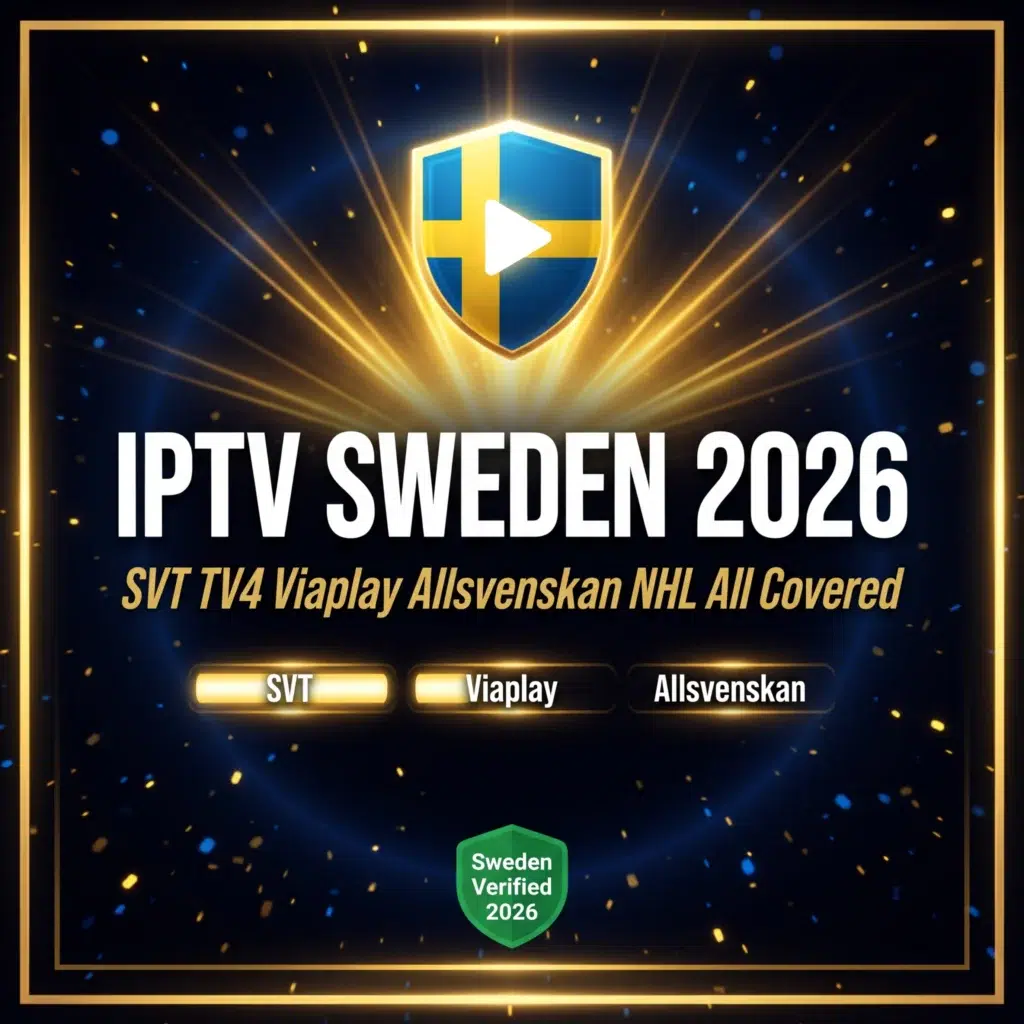 IPTV Sweden 2026 SVT TV4 Viaplay Allsvenskan NHL all covered