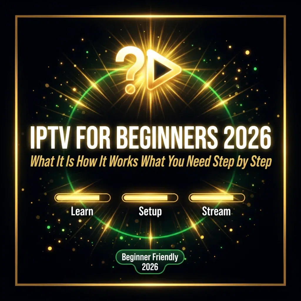 IPTV for beginners 2026 what it is how it works what you need step by step