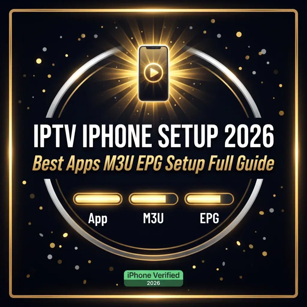 IPTV iPhone setup 2026 best apps M3U EPG setup full guide
