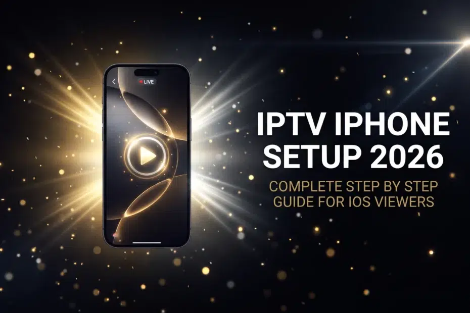 IPTV iPhone setup 2026 complete step by step guide for iOS viewers