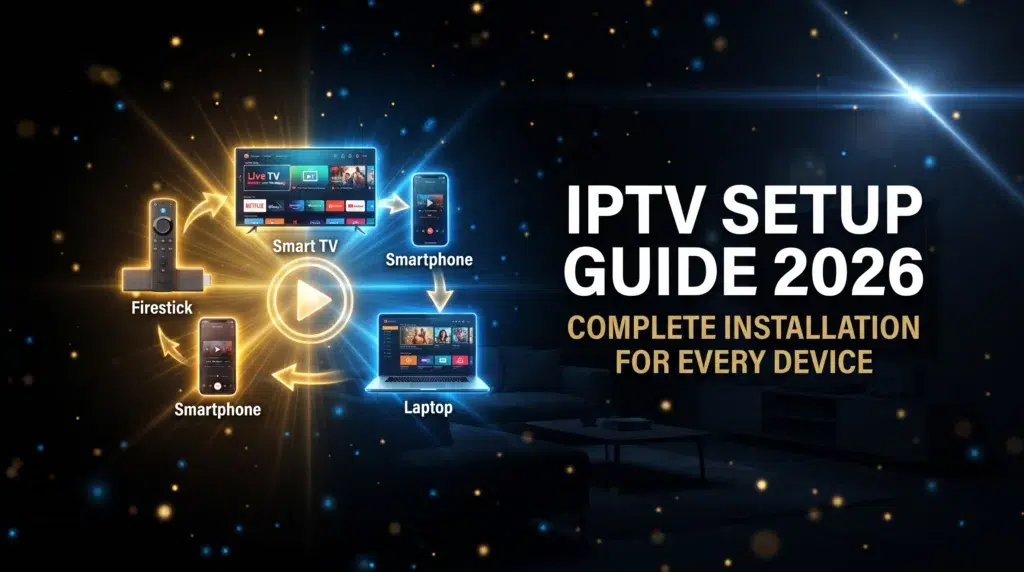 IPTV setup guide 2026 complete installation for every device step by step