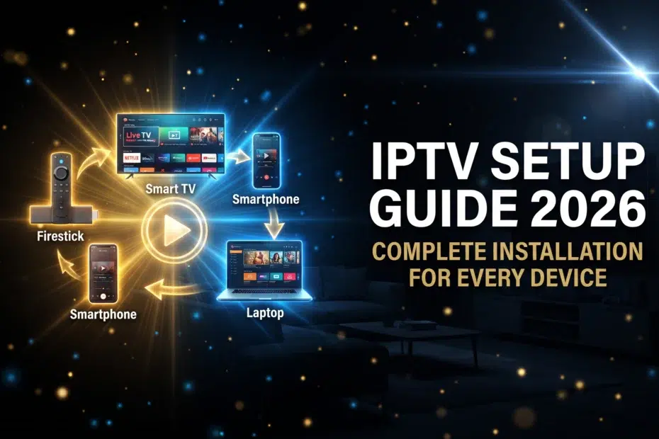 IPTV setup guide 2026 complete installation for every device step by step