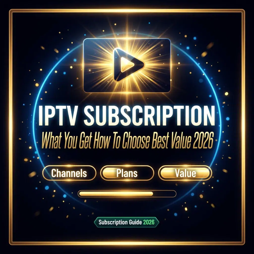 IPTV subscription 2026 what you get how to choose best value