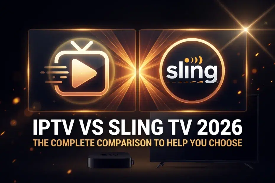IPTV vs Sling TV 2026 complete comparison to help you choose