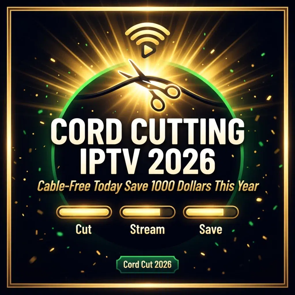 cord cutting IPTV 2026 cable-free today save 1000 dollars this year