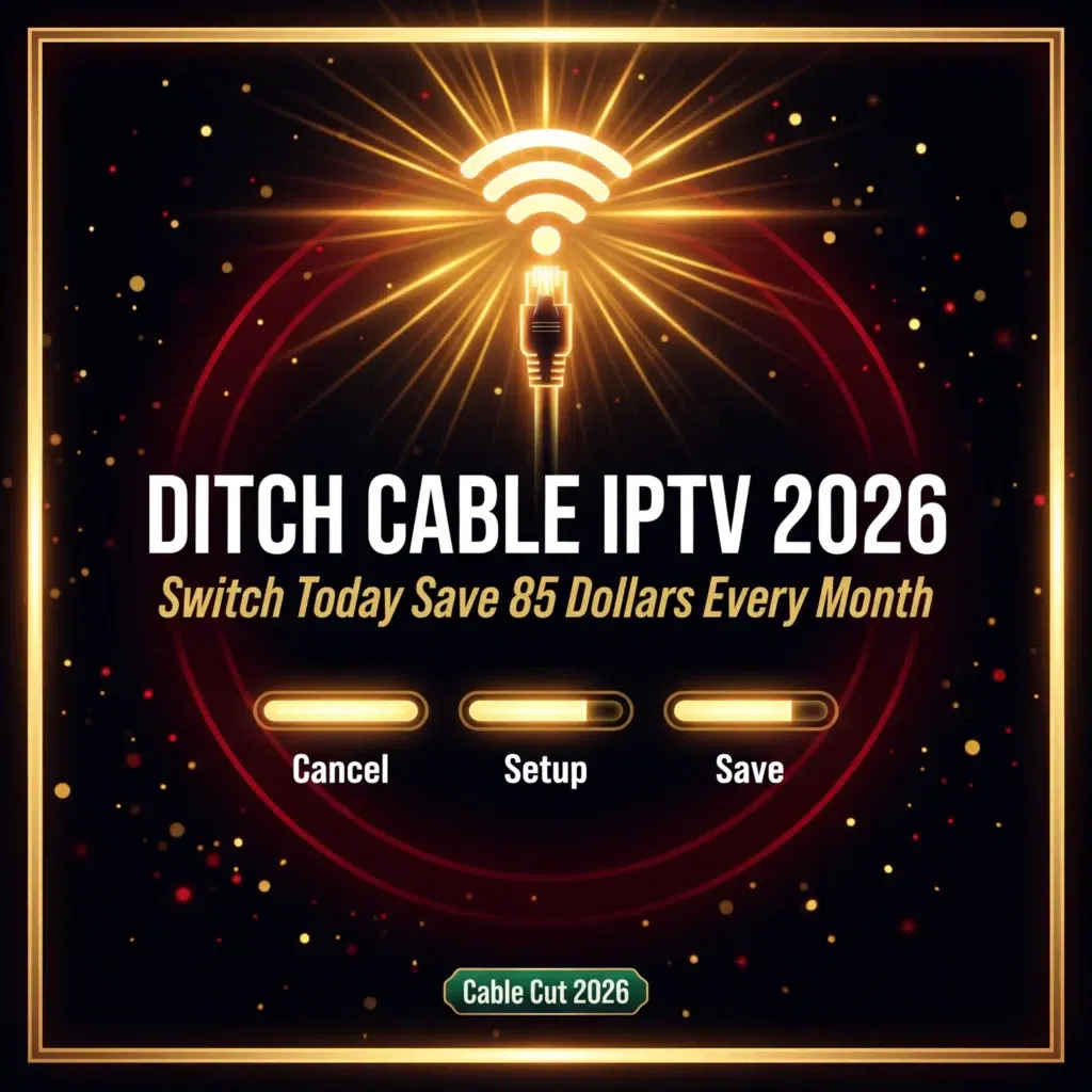 ditch cable IPTV 2026 switch today save 85 dollars every month