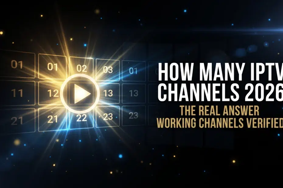 how many IPTV channels 2026 the real answer working channels verified