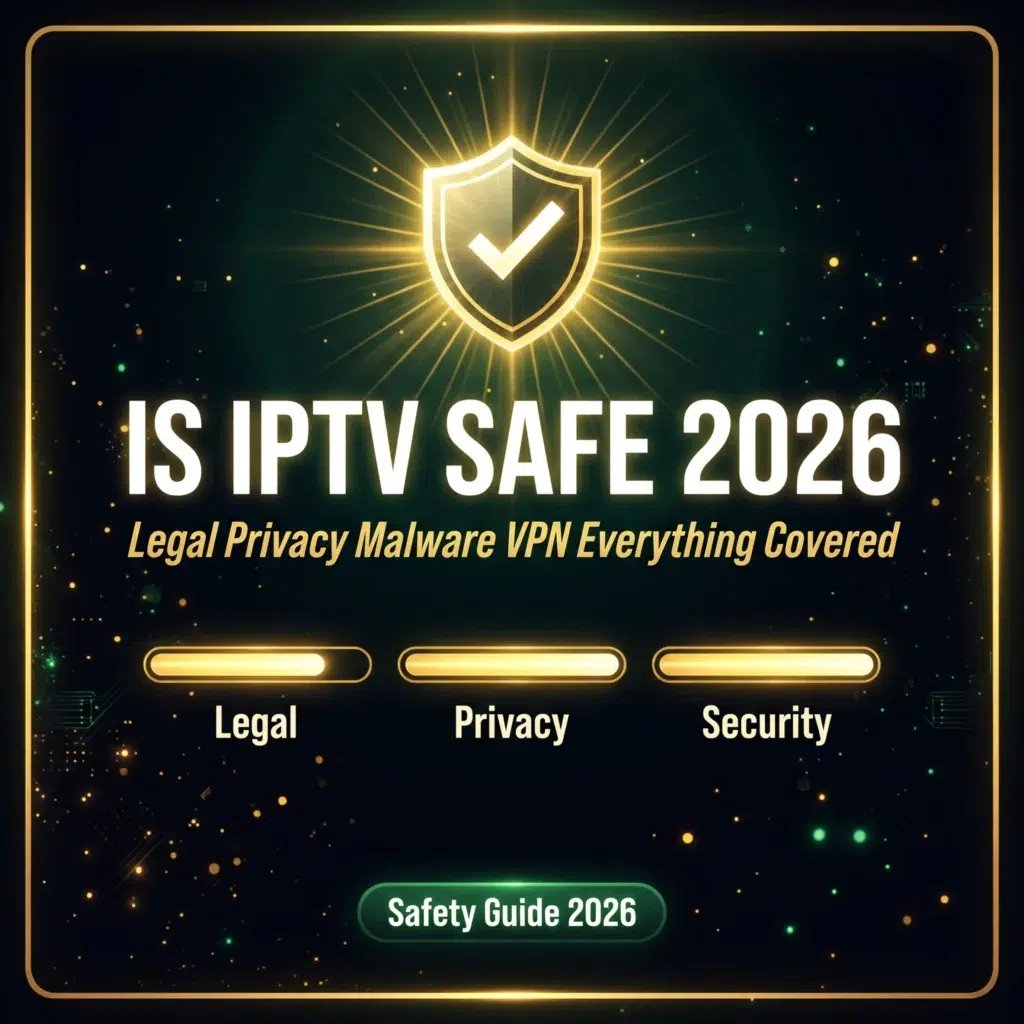 is IPTV safe 2026 legal privacy malware VPN everything covered